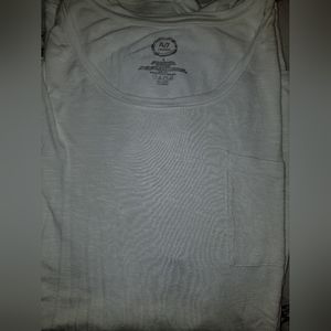 White pocket T-shirt, Maurices, 3x